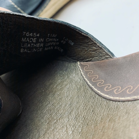 CLARKS ARTISAN Navy Leather Espadrille Sandals 11 - Picture 8 of 12